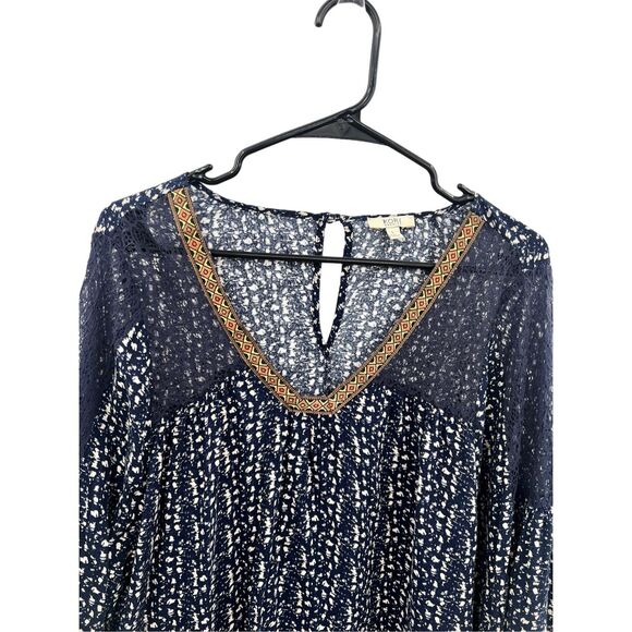 Kori America anthropology,  long sleeve boho top - Picture 5 of 14